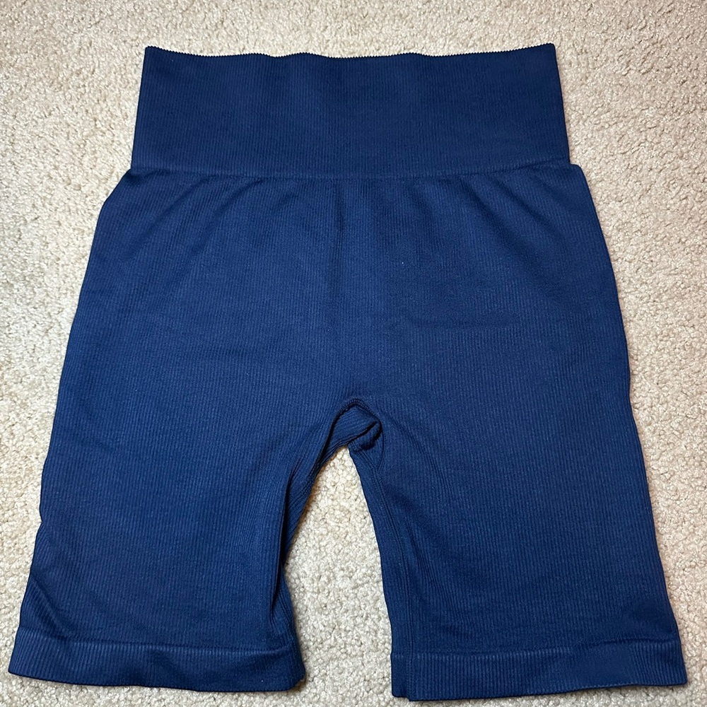 90 Degree By Reflex Women's Blue Athletic Shorts